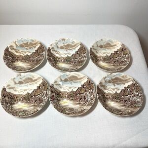 Johnson Brothers Olde English Countryside Small bowls. Set of 6. Made in England